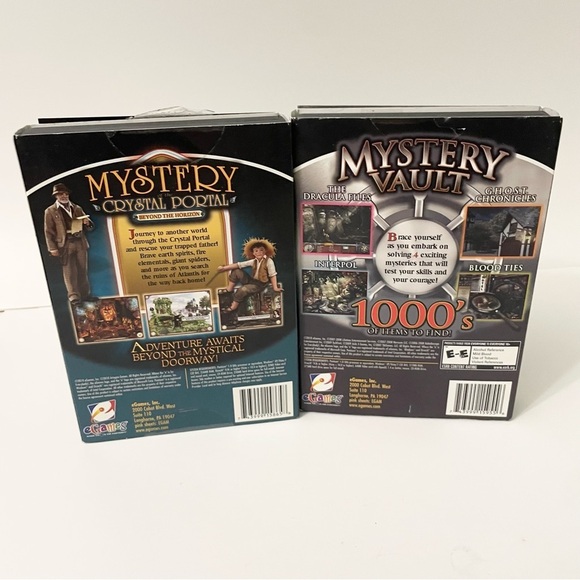Mystery of the Crystal Portal and Mystery Vault PC Games Lot of 2 - Picture 2 of 14